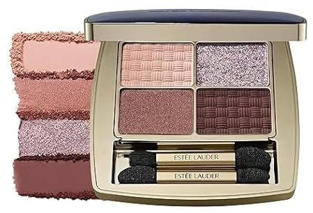 Estée Lauder The Essential Eyeshadow Quad Long-Lasting Palette – Lidschatten, die sich leicht auftragen und verblenden lassen. Resistent gegen Absetzen und Verblassen, ideal für reife Haut.