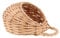 UPKOCH Blumenkorb aus Rattan Körbe Baumwolle Organisation organisieren dekorativ Aufbewahrungskorb für die Wand Wandkorb Geflochtener hängender Blumenkorb Mauerhängekorb Weide Beige
