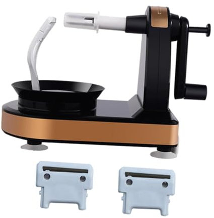 UTHCLO 1juego Pelador Multifuncional De Frutas y Verduras Máquina Manual De Inoxidable Pelador Cuchillas De Repuesto Accesorio De Cocina Práctico Negro