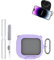 Custodia protettiva per auricolari Beats Powerbeats Pro 2, resistente e rispettosa dell'ambiente, con fori precisi e compatibilità di carica, antiurto, piacevole al tatto, Cat viola