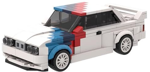 Jeamoc Technik Sportwagen Bausteine Bauset, Technik Rennwagen Sportwagen Bausteine Bauset, 455 Stück Teile, Kompatibel mit Lego BMW E30 M3
