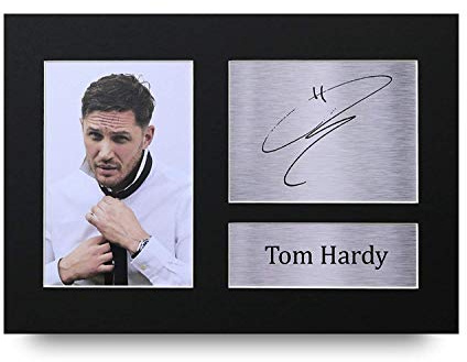 HWC Trading Tom Hardy A4 Ungerahmt Signiert Gedruckt Autogramme Bild Druck-Fotoanzeige Geschenk Für Mad Max Sexy Filmfans