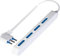 Poly Pool PP2520 Presa Multipla Spaziozero con Spina e 4 Prese 10 A Piccole 1,5 m Cavo Ingombro Ridotto, Bianca