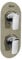 Bristan malp shcdiv CS Metallix Alp verdeckter Dual Control Ventil und Umschalter Champagner Shimmer, chrom/champagner