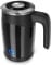 Arendo 0.5l Edelstahl Wasserkocher mit Temperatureinstellung im Doppelwand-Design - 0,5l Wasser-Füllmenge - 5 Temperaturstufen einstellbar - Single Teekocher - Warmhaltefunktion - Energiesparend