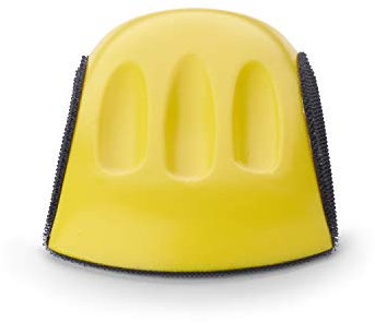 Schleifklotz Klett-Verschluss Schleifpapier Halter für Klett-Schleifscheiben 150mm von Wabrasive | geeignet für Schleifarbeiten mit Schleifscheiben Klett