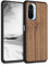 kwmobile Hülle kompatibel mit Xiaomi Mi 11i / Poco F3 Hülle - Holz Case - stoßfestes Handy Cover - TPU Handyhülle in Dunkelbraun