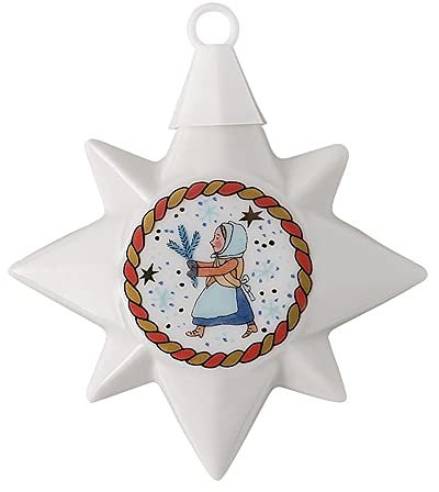 Rosenthal Hutschenreuther Sammelthemen 21 'Porzellan-Ministern - Mädchen mit Zweig ' 6,5 x 6,5 x 1,0 cm