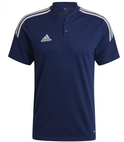 adidas Men's Con22 Polo Shirt, Team Navy Blue 2/White, M UK