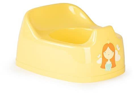 CABLEPELADO Orinal infantil plástico, Inodoro de Aprendizaje, urinario portátil, Orinal para bebés, Asiento Inodoro, puericultura, Retrete portátil, Asiento Inodoro Universal, Plástico, Amarillo