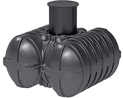 Regenwasser - Flachspeicher 5000 Liter ohne Filterkorb