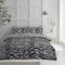 GC GAVENO CAVAILIA Pflegeleichtes Wende-Bettwäsche-Set, Zebrahaut, Doppelbett-Set, Tier-Bettbezüge mit Kissenbezug, Weiß/Schwarz (200 x 200cm)
