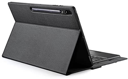 HAODEE Case de Teclado inalámbrico para Samsung Galaxy Tab S8 Ultra 14.6 Pulgadas Bluetooth Bluetooth Keyboard Cubierta de Cubierta de Tableta Inteligente