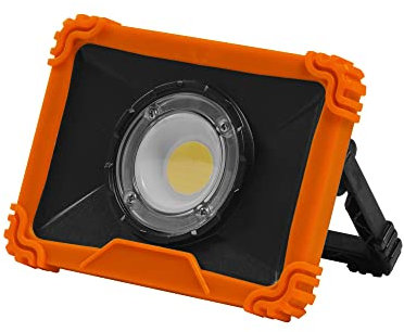 LEDVANCE LED-Arbeitslicht BATTERY SPOT USB, 10W, ausrichtbarer Ausstrahlwinkel mit tageslichtweißem Licht (6500K) und drei verschiedenen Lichtmodi, bis zu 5 Stunden Laufzeit, Schutzklasse IP54