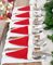 Mini Weihnachtsmütze, 35 Stück Weihnachtsmann Mütze für Tasse Besteck Flasche, Besteckhalter DIY Xmas Home Party Bestecktasche Tischdekoration, Weihnachtsmann Hut Rot Candy Covers für (A, One Size)