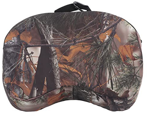 Atyhao Jagd-Sitzkissen, Konkaves Design, Wasserdichtes Outdoor-Sitzkissen, Tragbarer Griff für die Freizeit (Blatt)