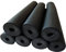 HAIRIT Outdoor Antifreeze Insulation Pipes Foam Tube, 1.8m Slit Self-Seal Pipe Insulation/Lagging/Cladding, Black Rubber Insulation Hose, Waterproof Retardant