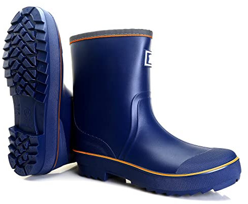 Foinledr Stivali Gomma Uomo Stivali Pioggia Stivali di in Gomma Stivali Giardinaggio Pescatore Stivali da Lavoro Giardino Caccia Stivaletti Scarpe Antipioggia Impermeabili