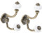 OSALADI 2 Pièces Patère Ancienne Crochet Mural De Cheville Décoratifs Crochet En Alliage Vintage Patères Maison à Chapeau Alliage De Zinc Ménage Décorer