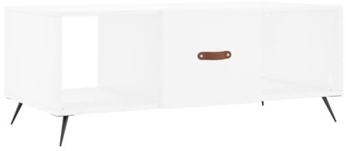 vidaXL Couchtisch Weiß 102x50x40 cm Holzwerkstoff