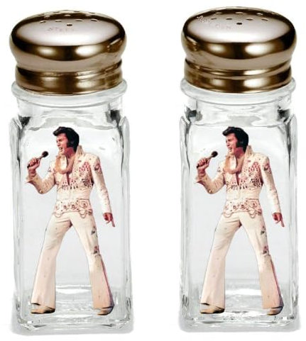 Mid-South Products Elvis Presley Salz- und Pfefferstreuer, Streuer, Glas, 9 cm x 4 cm x 9 cm