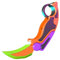 Sharplace Kleines Rettichmesser-Spielzeug, kleines Rettichmesser, Neuheit, Mitbringsel, sensorisches Spielzeug, sensorisches Messer, Fidget für Erwachsene, Orange