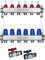 ENVIRON- Heizkreisverteiler Fußbodenheizung [2-12Heizkreise] aus hochwertigem Edelstahl, mit Durchflussmesser | Heizung (mit Kugelhahn-Set, 6 Heizkreise)