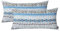 MILDLY Kissenbezüge 40x80 Baumwolle, 100% Long-Staple Baumwolle Satin Kühlende Kissenbezüge öKotex Zertifiziert mit Reißverschluss,Boho