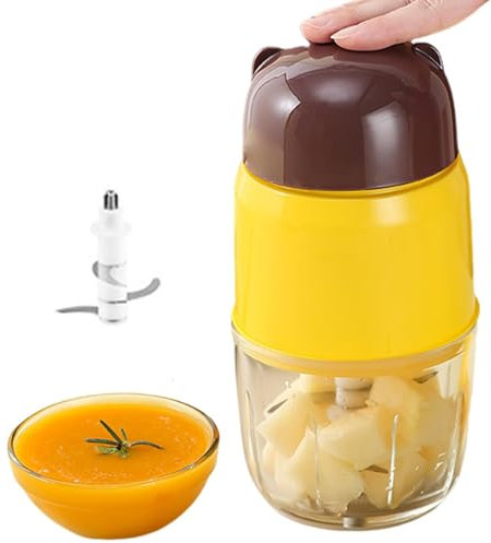 Generic Licuadora de puré de alimentos - Procesador de alimentos pequeño automático para niños | Licuadora de puré vapor con procesador de alimentos, batidora desmontable