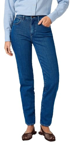 Wrangler Damen Jeans Straight, Straight Fit, Gerades Bein