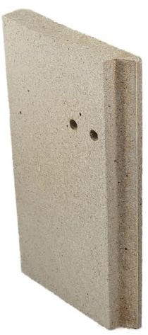 Ersatzteil WAMSLER für Kaminofen Jupiter Typ 10853/10863 (2 - Schamottstein hinten gebohrt)