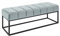 Riess Ambiente Moderne Sitzbank Petit BEAUTÉ - 110cm - Mint Samt - schwarzes Gestell