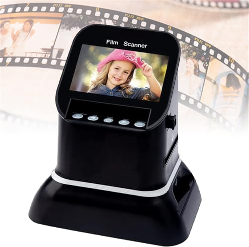 High Resolution 120 Film Scanner 22 Mega pixels Slide Negative Photo Scanner Digital 35mm 135 126KPK Film Converter 4.3LCD
