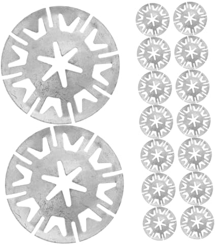 BELLIFFY 20pcs Insulation Cotton Clips Heat Shield Fixings Car Vent Clips Engine Mounting Locking Star Washers Push-securing
