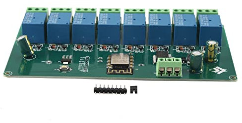 Qusedwey ESP8266 WIFI 8 Kanal Relais ESP-12F Entwicklung Platine Power Netzteil 5V / 7-28V Drahtloses WIFI