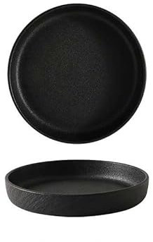 EINES Platos de Cena platear for Servir, platear Hondo, Cocina casera, Restaurante, platear Hondo Redondo Platos de Pasta(B,8in)