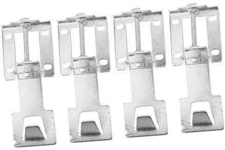 LIFKOME 2pairs Cooker Hood Hanging Hooks Floating Plate Mounting Bracket Easy Installation for Range Hood Fixing