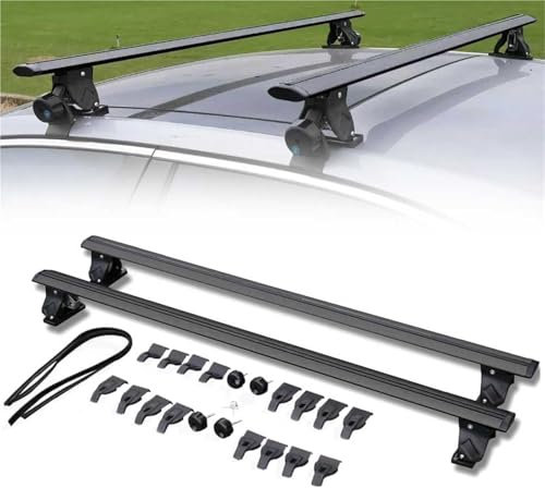 WEHOMY Barras Transversales De Techo con Cerradura para Equipaje Techo Sedán Aleación Aluminio para Jazz 4 Puertas