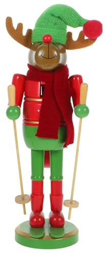 Ciieeo Holz Nussknacker Figur Weihnachten Dekor Nussknacker Soldat Ornament Für Schreibtisch Party Geschenk
