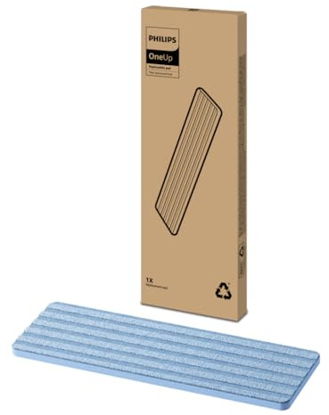 Philips Original OneUp Ersatzpad für Fliesen, Stein und Beton – Saugt Schmutzwasser auf & pumpt sauberes Wasser nach – 2x schnellere Bodentrocknung – Bis zu 6 Monate wiederverwendbar (XV1883/10)
