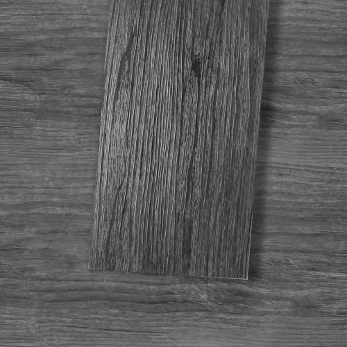 Viitech 5,02m² Vinylboden Selbstklebend, 36 Fliesen 91,4cm x 15,24cm (Dicke 2mm) PVC Bodenbelag Selbstklebend, Rutschfeste Wasserfest Schneidbar Holzoptik Vinylboden Selbstklebends (Dunkelgrau)