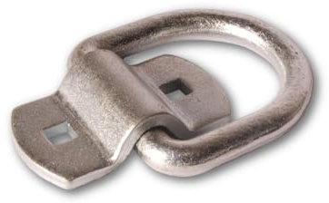 Docks - Anneau d'Arrimage avec Pivot - Acier Zingué - Charge de Travail Indicative 5 455 kg - Diamètre Fil 13 mm - Durable - Dimensions Platine 45 x 88 mm