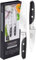 Taylors Eye Witness Professional Sabatier Kitchen Knife Set - 2 Piece 12cm/5” Santoku & 9cm/3.5” Paring Knives. Sharpe, Full Tang Blade. High Carbon, Taper Ground Stainless Steel. Twin Rivet Handles