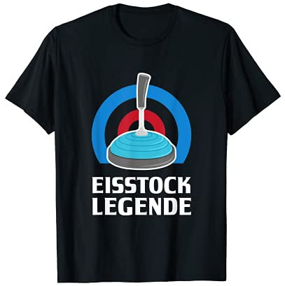 Eisstock Legende Geschenk für Eisstockschütze I Stocksport T-Shirt