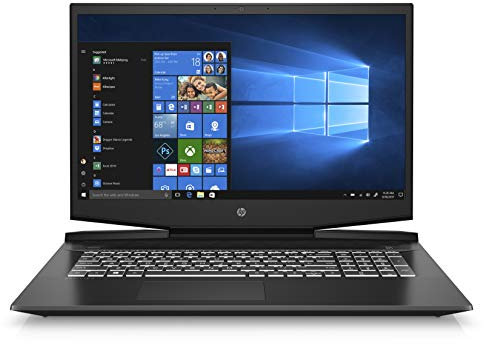 HP Pavilion Gaming Laptop 17.3 FHD Display, IPS 144Hz, Intel Core i7-11370H, 16GB DDR4 RAM, SSD 1TB, NVIDIA GeForce RTX 3050 Ti Graphics, Windows 11, teclado QWERTZ, negro