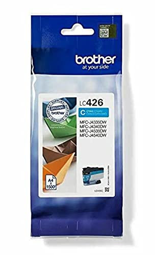 Brother Original LC426C Tintenpatrone Cyan MFC-J4340DW, MFC-J4540DW, MFC-J4540DWXL (1500 Seiten nach ISO Standard 24711)