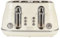 Haden Devon Cream 4 Slice Toaster - 6 Browning Settings, 4 Slice Toaster with Wide Slots, Toaster 4 Slice with Defrost, Reheat And Cancel Settings