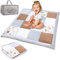 Krabbeldecke Spielmatte Krabbelmatte für Baby Kinder - Babies Patchworkdecke Bodenmatte Spieldecke Play Mat für Kinderzimmer und Laufgitter 100x100 cm