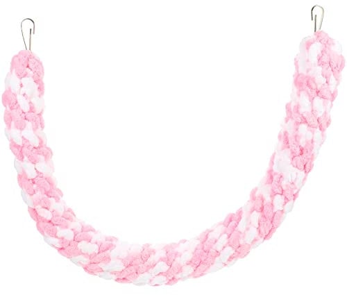 Alipis Sugar Glider Climbing Rope, Hanging Wear-Resistant Chewing Cotton Rope Ferret Toys, Rat Toys and Accessories for Cage Ferret Squirrel Hamster Parrot Play Sleep