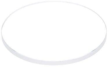 sourcing map Verre de Montre Cristal Transparent Lentille 29mm Diamètre 1.5mm Épais Rond Plat Minéral Haut Transmittance Rechange Pièce pour Réparation Horlogerie